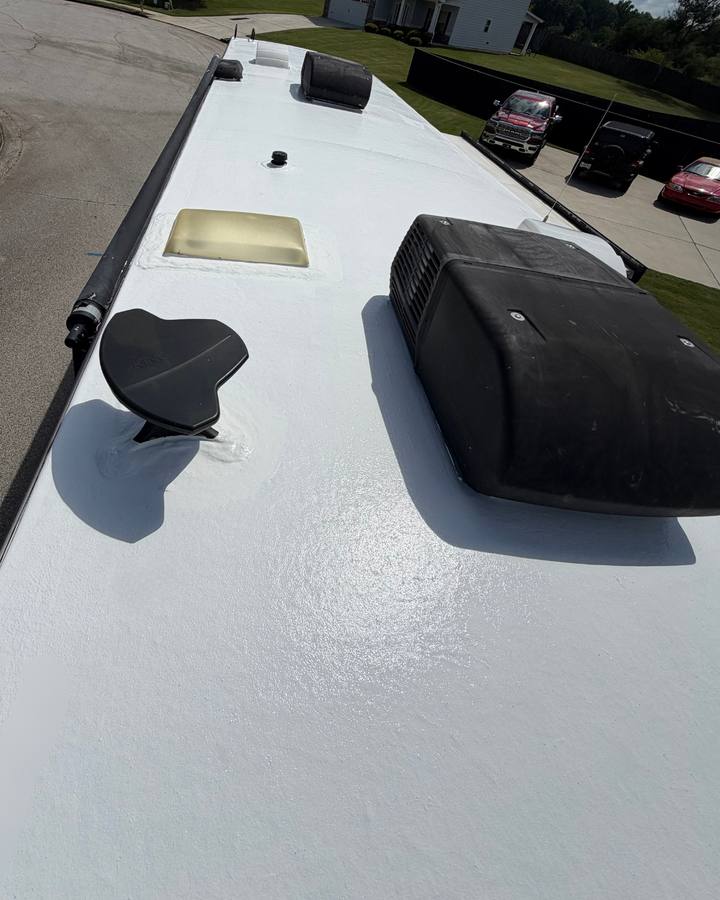Soft spot repair + full coating: after